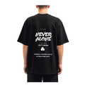 Never Alone oversized t shirt